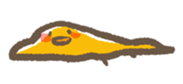 Petite bird sticker #3956310