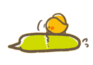 Petite bird sticker #3956320