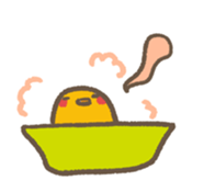 Petite bird sticker #3956325