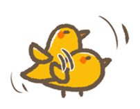 Petite bird sticker #3956326