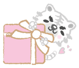 Snobby white tiger sticker #3956523