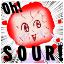 Oh Sour! Pickled Plum Lady(English ver) sticker #3956647