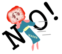 Oh Sour! Pickled Plum Lady(English ver) sticker #3956650