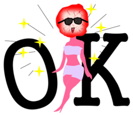 Oh Sour! Pickled Plum Lady(English ver) sticker #3956651