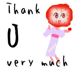 Oh Sour! Pickled Plum Lady(English ver) sticker #3956655