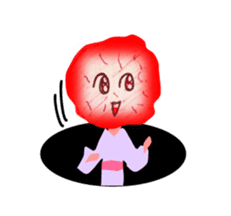 Oh Sour! Pickled Plum Lady(English ver) sticker #3956662