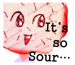 Oh Sour! Pickled Plum Lady(English ver) sticker #3956667