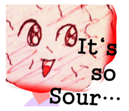 Oh Sour! Pickled Plum Lady(English ver) sticker #3956667