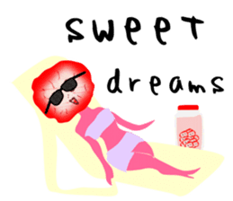 Oh Sour! Pickled Plum Lady(English ver) sticker #3956668