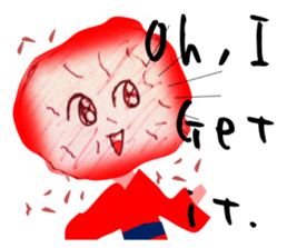 Oh Sour! Pickled Plum Lady(English ver) sticker #3956676