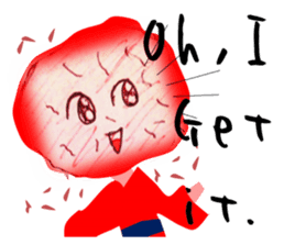 Oh Sour! Pickled Plum Lady(English ver) sticker #3956676