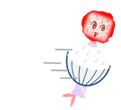 Oh Sour! Pickled Plum Lady(English ver) sticker #3956685