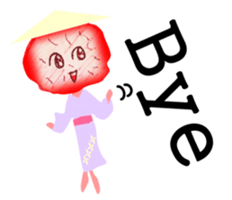 Oh Sour! Pickled Plum Lady(English ver) sticker #3956686