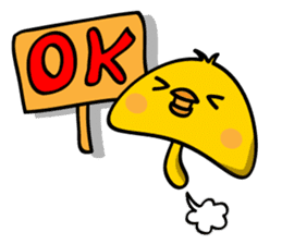 Mushroom Chick sticker #3956895