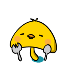 Mushroom Chick sticker #3956906