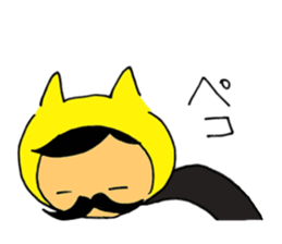 Mr.Beard cat sticker #3957547