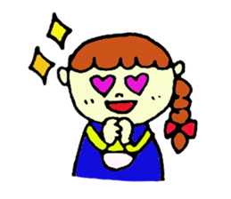 Sticker of cute mom sticker #3957567