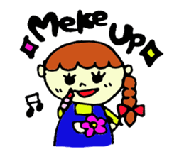 Sticker of cute mom sticker #3957574