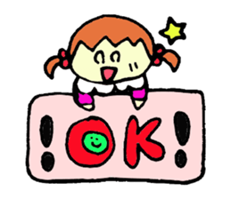 Sticker of cute mom sticker #3957575