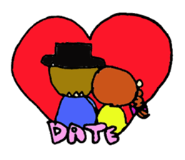 Sticker of cute mom sticker #3957589