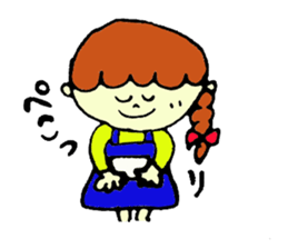 Sticker of cute mom sticker #3957590