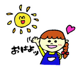 Sticker of cute mom sticker #3957595