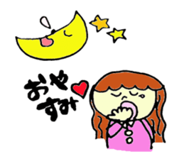 Sticker of cute mom sticker #3957597