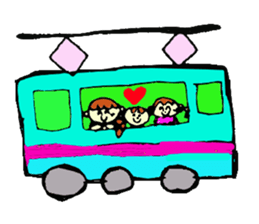 Sticker of cute mom sticker #3957600