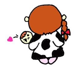 Sticker of cute mom sticker #3957602