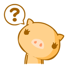 PuDa & Rabbit sticker #3958053