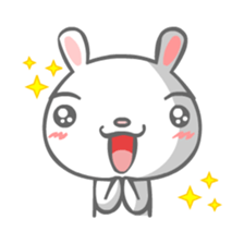 PuDa & Rabbit sticker #3958062
