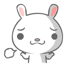 PuDa & Rabbit sticker #3958063