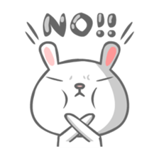 PuDa & Rabbit sticker #3958073