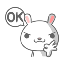 PuDa & Rabbit sticker #3958074