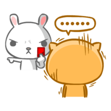 PuDa & Rabbit sticker #3958078