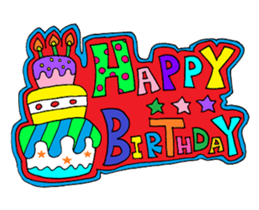 Rienbow "Colorful message sticker" sticker #3958293