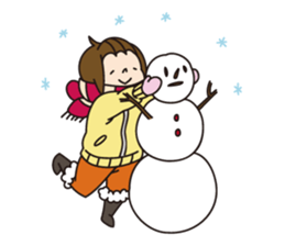 Japanese Country Girl's stickers sticker #3958366