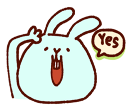 Color Rabbit sticker #3959279