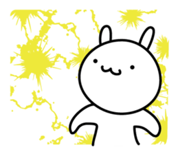 The rabbit which nothing considers 2 sticker #3959378