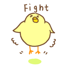 chicken days English sticker #3959383