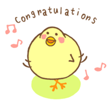 chicken days English sticker #3959387