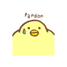 chicken days English sticker #3959389