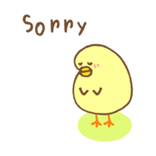 chicken days English sticker #3959397