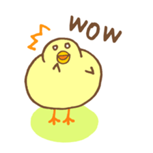 chicken days English sticker #3959401