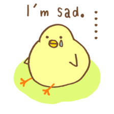 chicken days English sticker #3959403