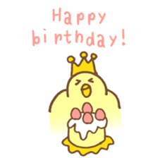 chicken days English sticker #3959419