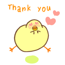 chicken days English sticker #3959421