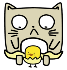 Happy and Tamacat Jr. sticker #3959689