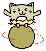 Happy and Tamacat Jr. sticker #3959692