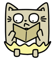 Happy and Tamacat Jr. sticker #3959694